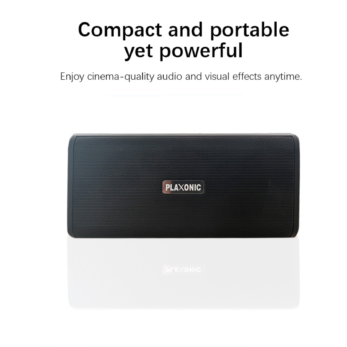 Plaxonic Kohinoor 10W Bluetooth Speaker, 12H Playtime, FM, TF Card