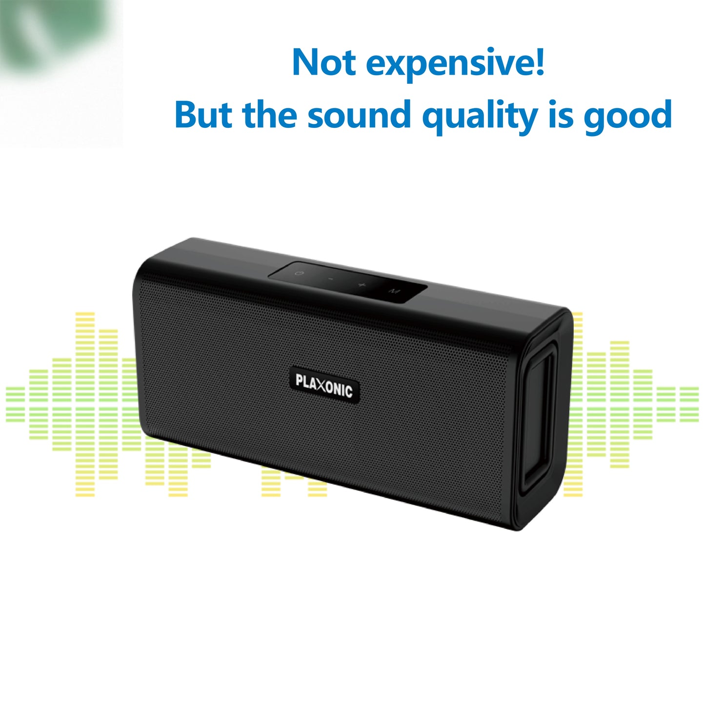 Plaxonic Kohinoor 10W Bluetooth Speaker, 12H Playtime, FM, TF Card