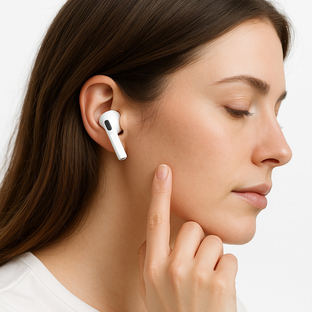 Plaxonic Combo Offer Airpod Pro- 2nd Generation + Wireless Magsafe 5000mah powerbank (White)/Premium Sound & Style JUST RS-1199/-