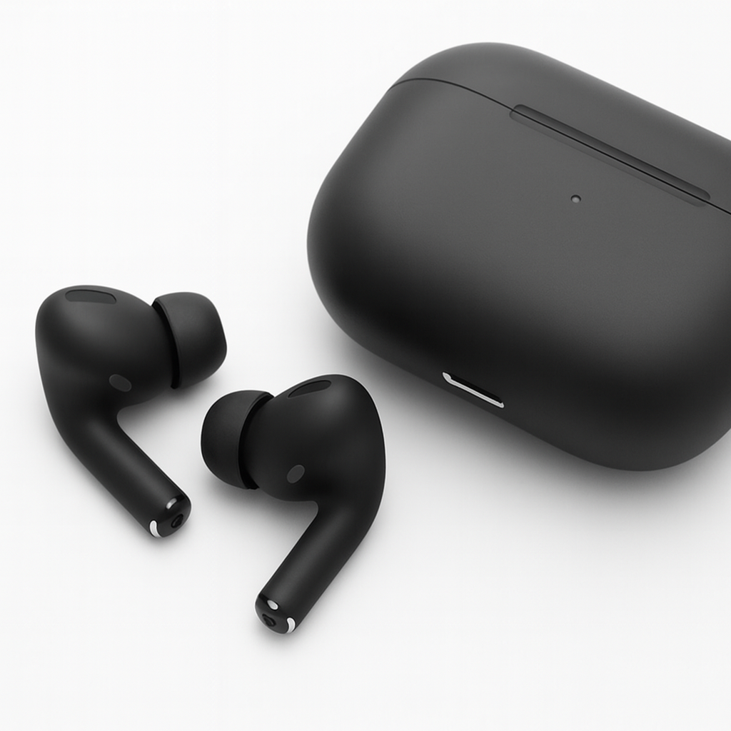 AirPods Pro 2 Black (2nd Gen) – Premium Matte Finish | Original Quality | Type-C Charging | ANC
